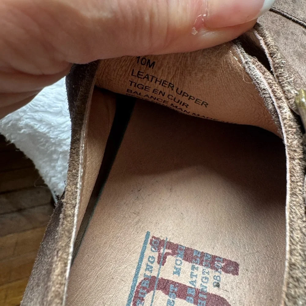 1901 Albany Double Monk Strap Tan suede